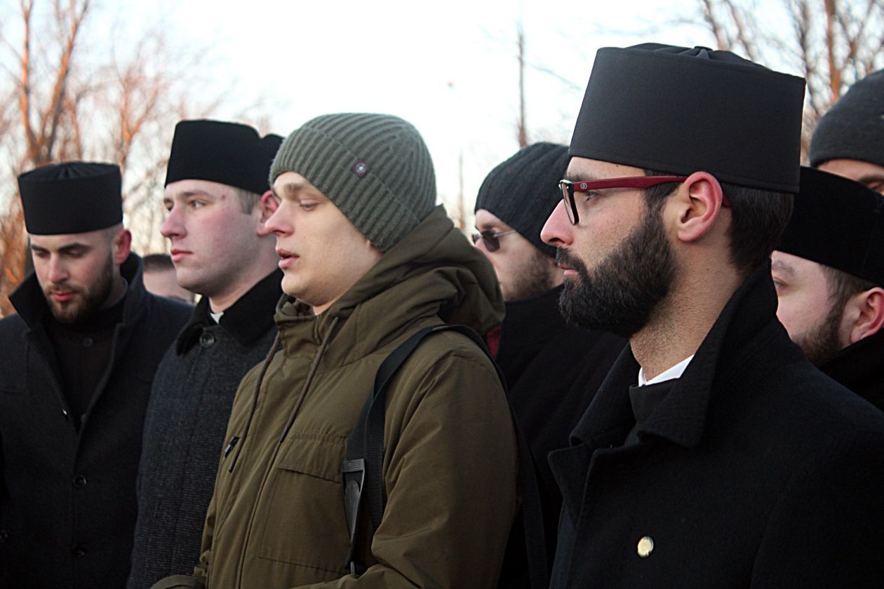  Poroszenko symbolicznie rozpoczął budowę pomnika ks. Kowcza (zdjęcie 1) - Autor: Mirosław Trembecki