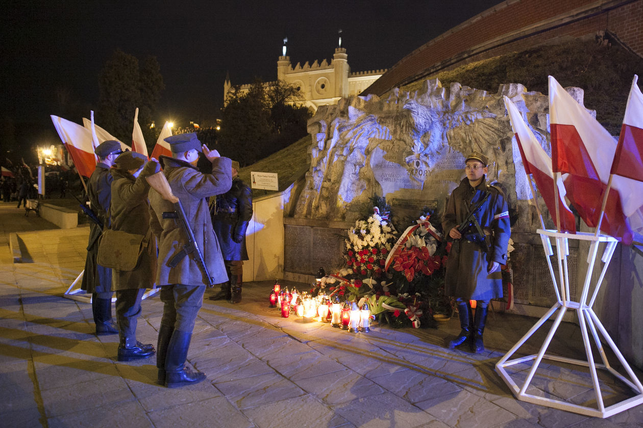  Marsz Pamięci Żołnierzy Wyklętych w Lublinie (zdjęcie 1) - Autor: Jacek Szydłowski