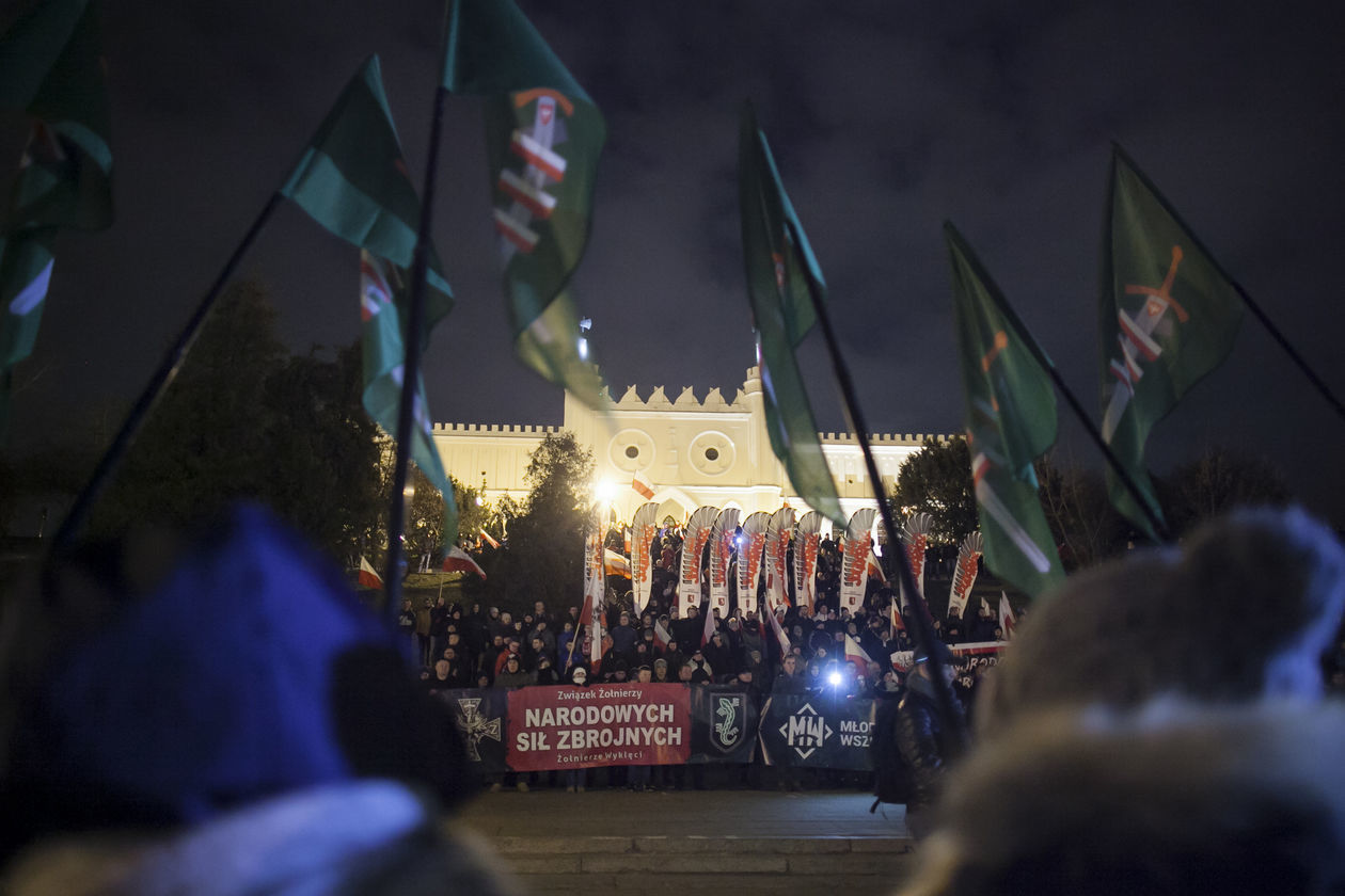 Marsz Pamięci Żołnierzy Wyklętych w Lublinie - Autor: Jacek Szydłowski