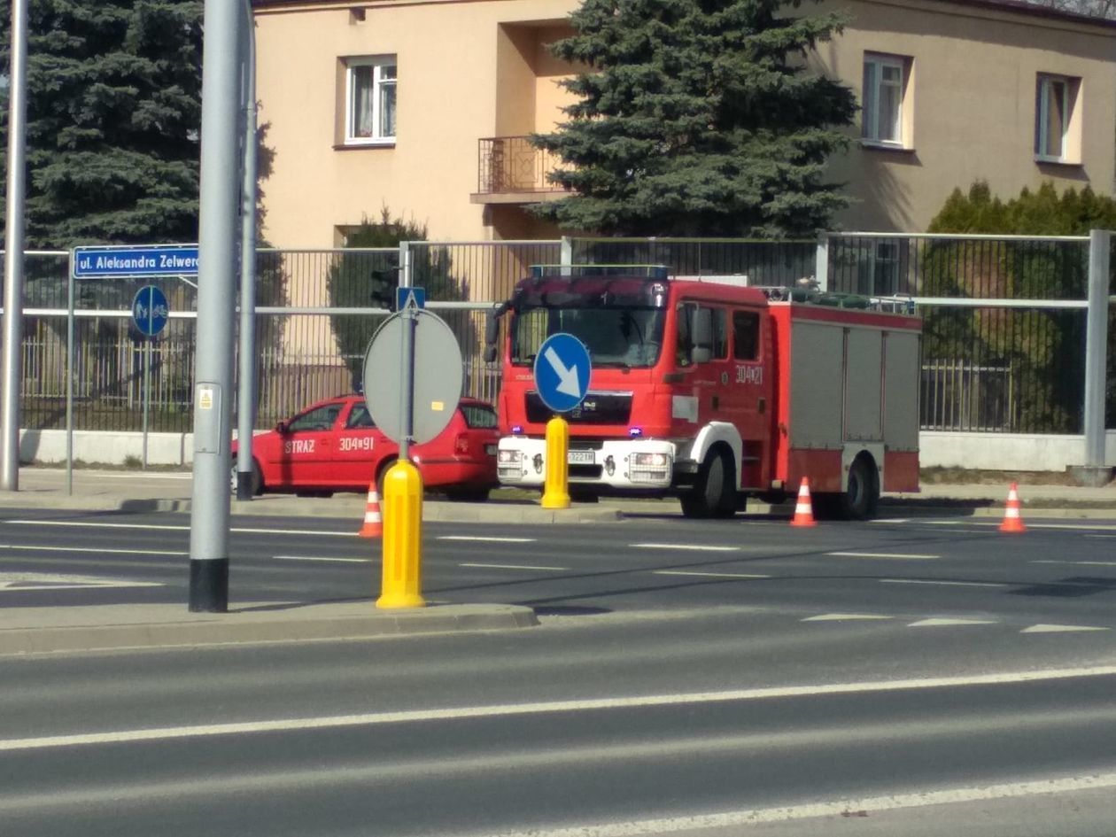 Wyciek gazu na ul. Zelwerowicza w Lublinie - Autor: Małgorzata / Alarm 24