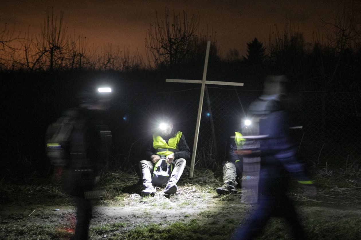  Ekstremalna Droga Krzyżowa z Lublina do Lubartowa (zdjęcie 1) - Autor: Jacek Szydłowski