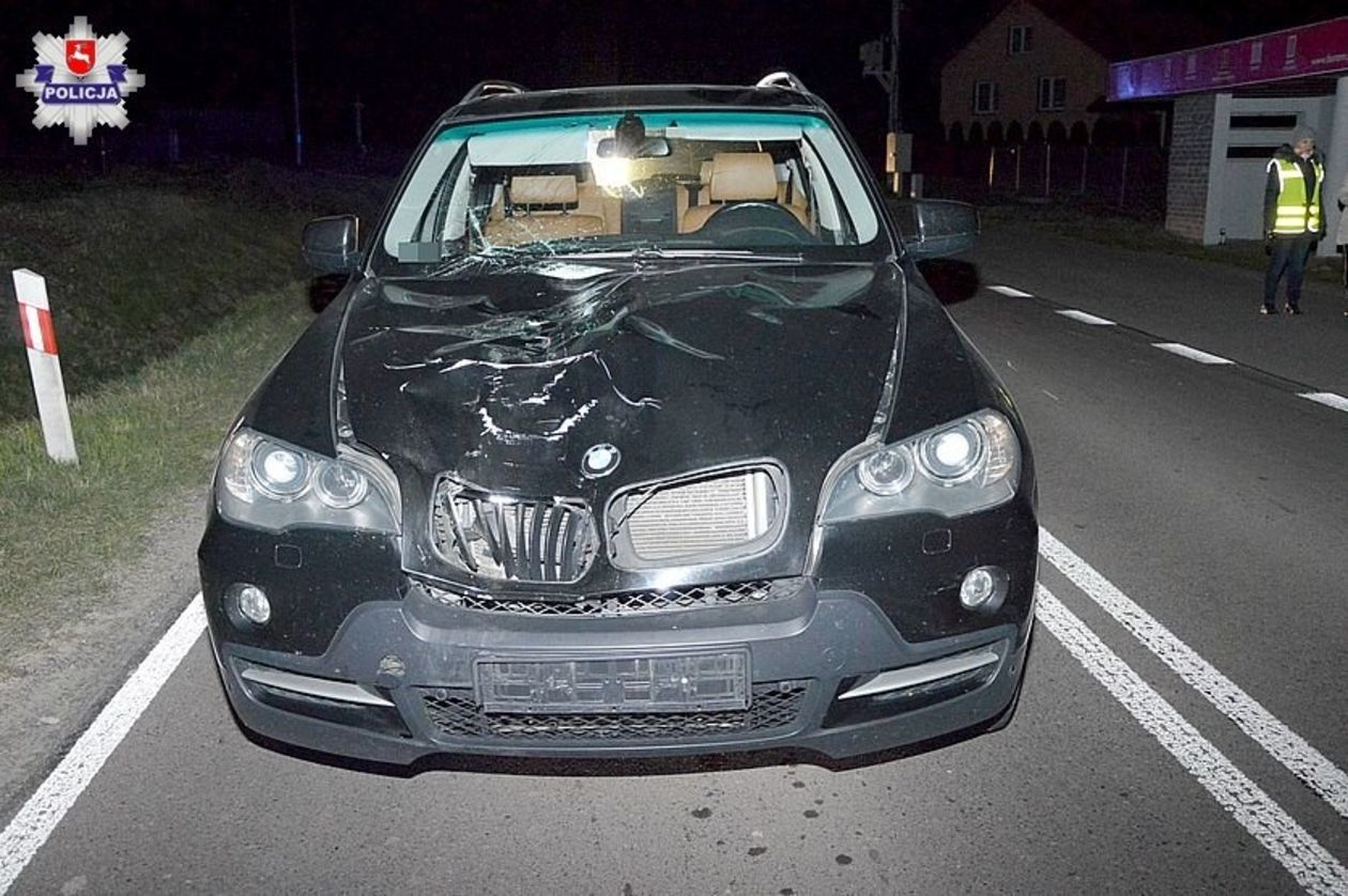  Luchów Górny: Śmiertelny wypadek. Pieszy wtargnął wprost pod samochód (zdjęcie 1) - Autor: Policja