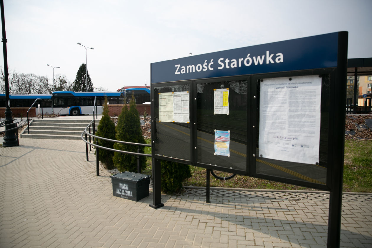  Nowe centrum przesiadkowe przy ul. Peowiaków w Zamościu (zdjęcie 1) - Autor: Kazimierz Chmiel