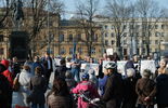 Pikieta na pl. Litewskim: uczniowie popierają strajk nauczycieli (zdjęcie 3)