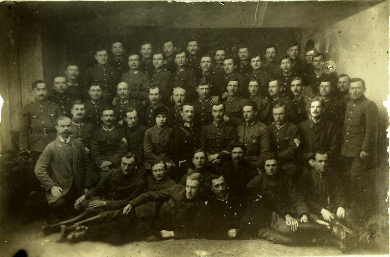  <p>Uczestnicy kursu w Szkole Policji w Białej Podlaskiej, 1920 r.</p>