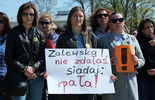 Manifestację nauczycieli w Lublinie poparli też uczniowie (zdjęcie 4)