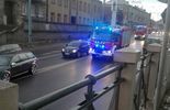 Wypadek pod wiaduktem nad ul. Kunickiego w Lublinie (zdjęcie 2)
