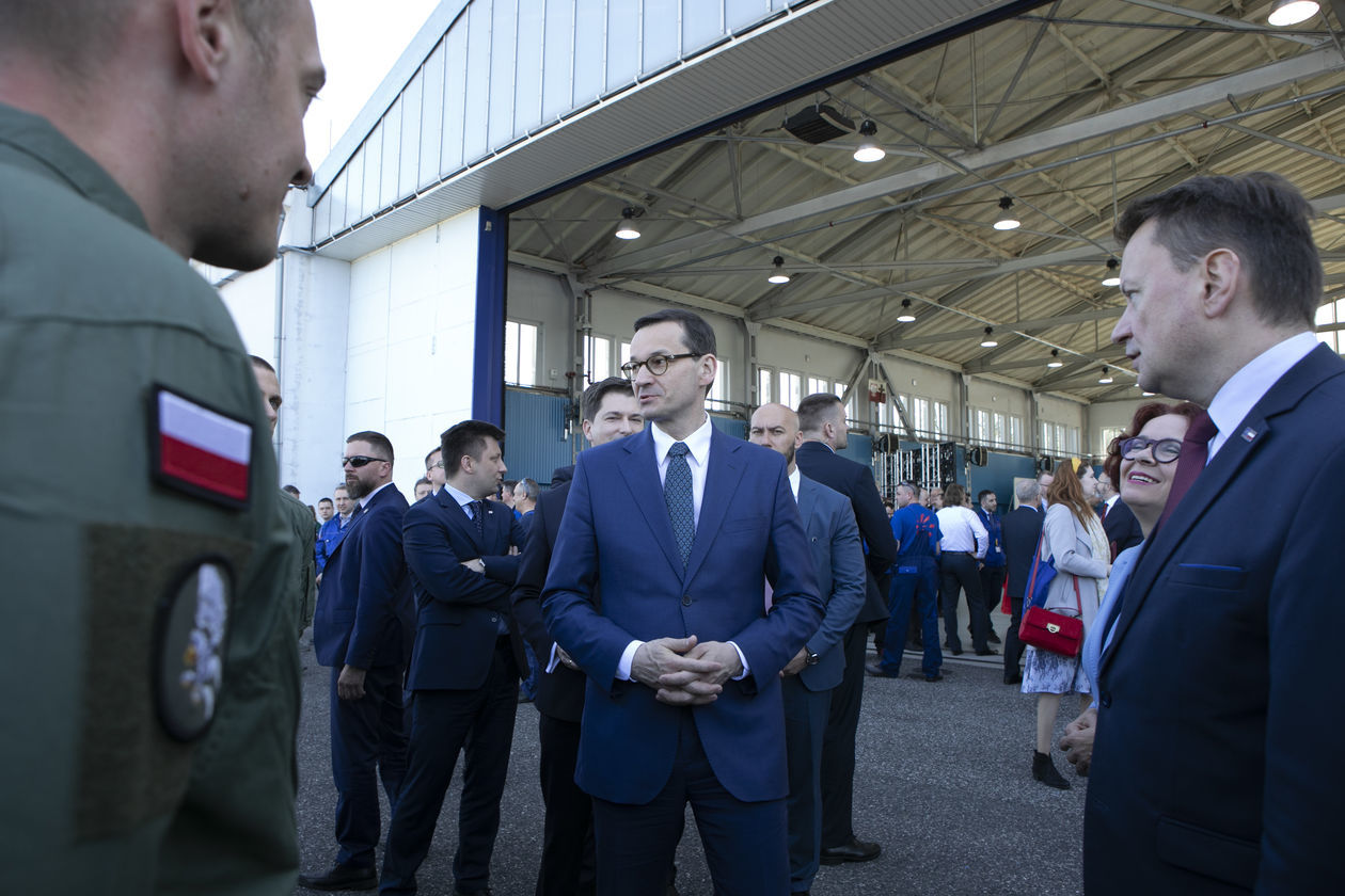 Premier Mateusz Morawiecki w PZL-Świdnik