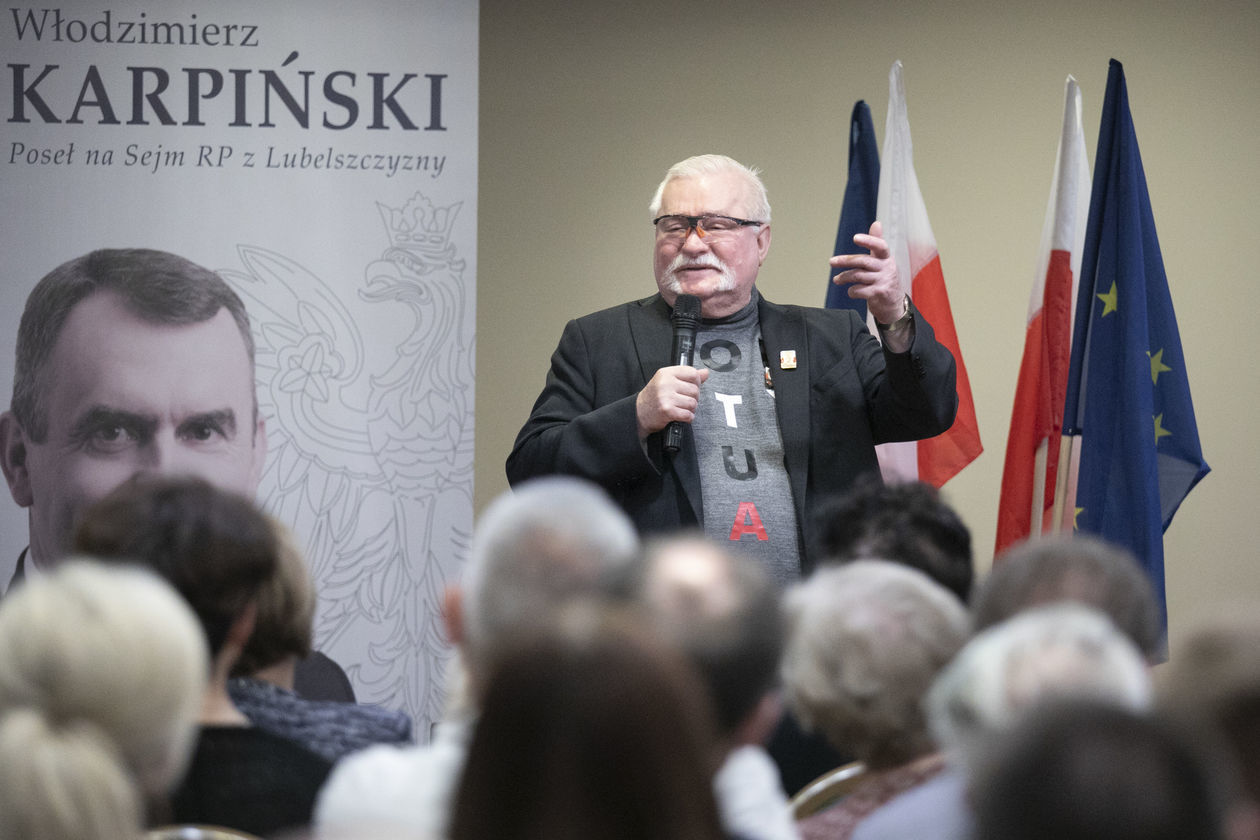  Lech Wałęsa w Lublinie (zdjęcie 1) - Autor: Jacek Szydłowski