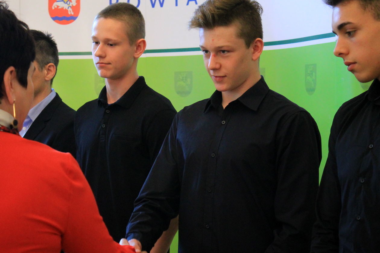 Puławscy sportowcy odebrali nagrody starosty