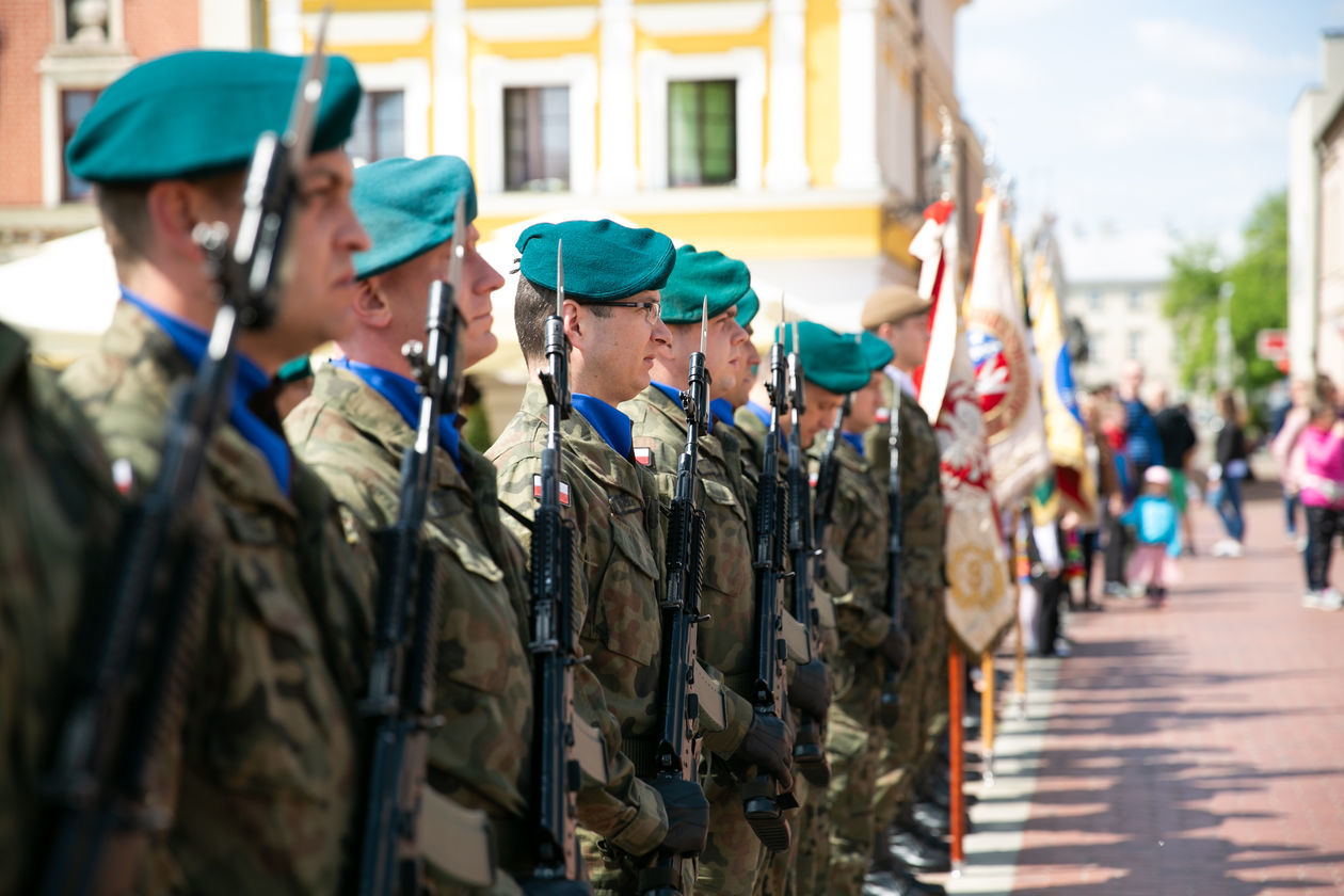  Święto Flagi w Zamościu (zdjęcie 1) - Autor: Kazimierz Chmiel