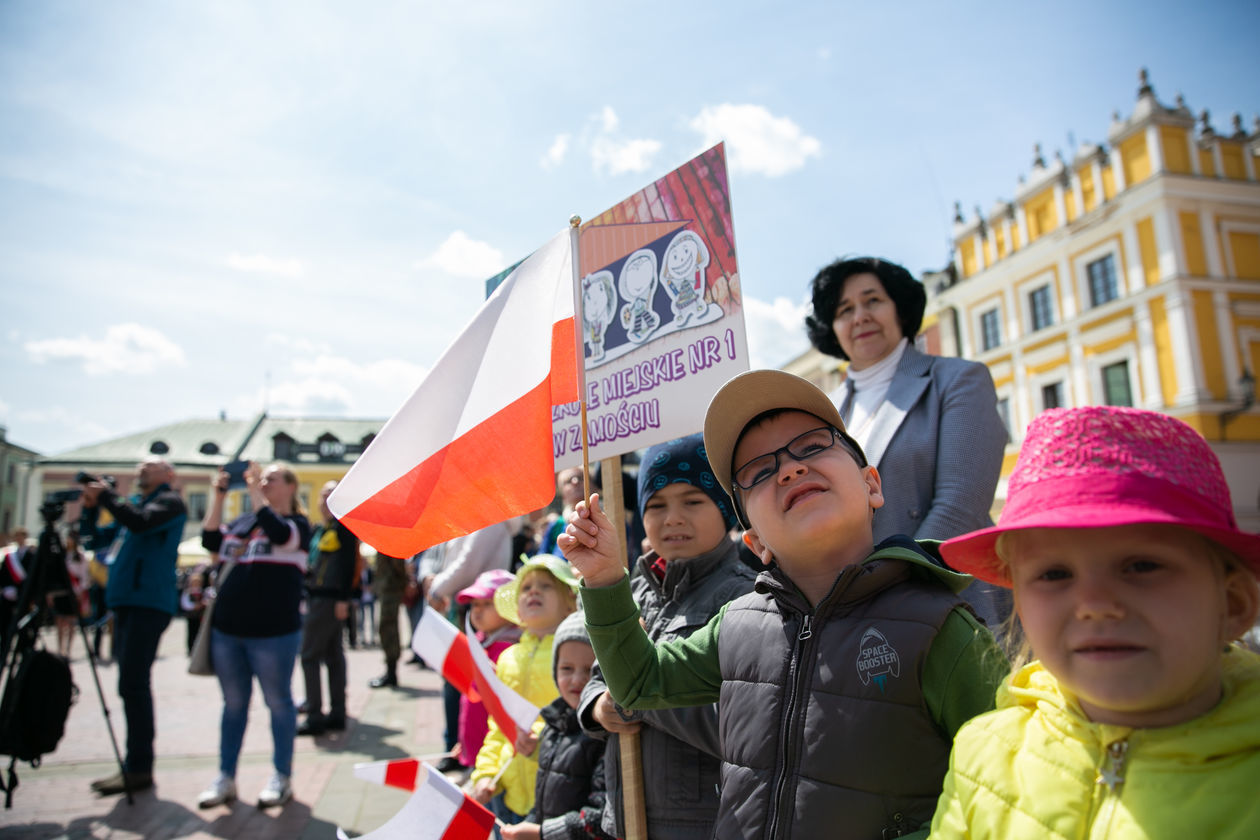  Święto Flagi w Zamościu (zdjęcie 1) - Autor: Kazimierz Chmiel