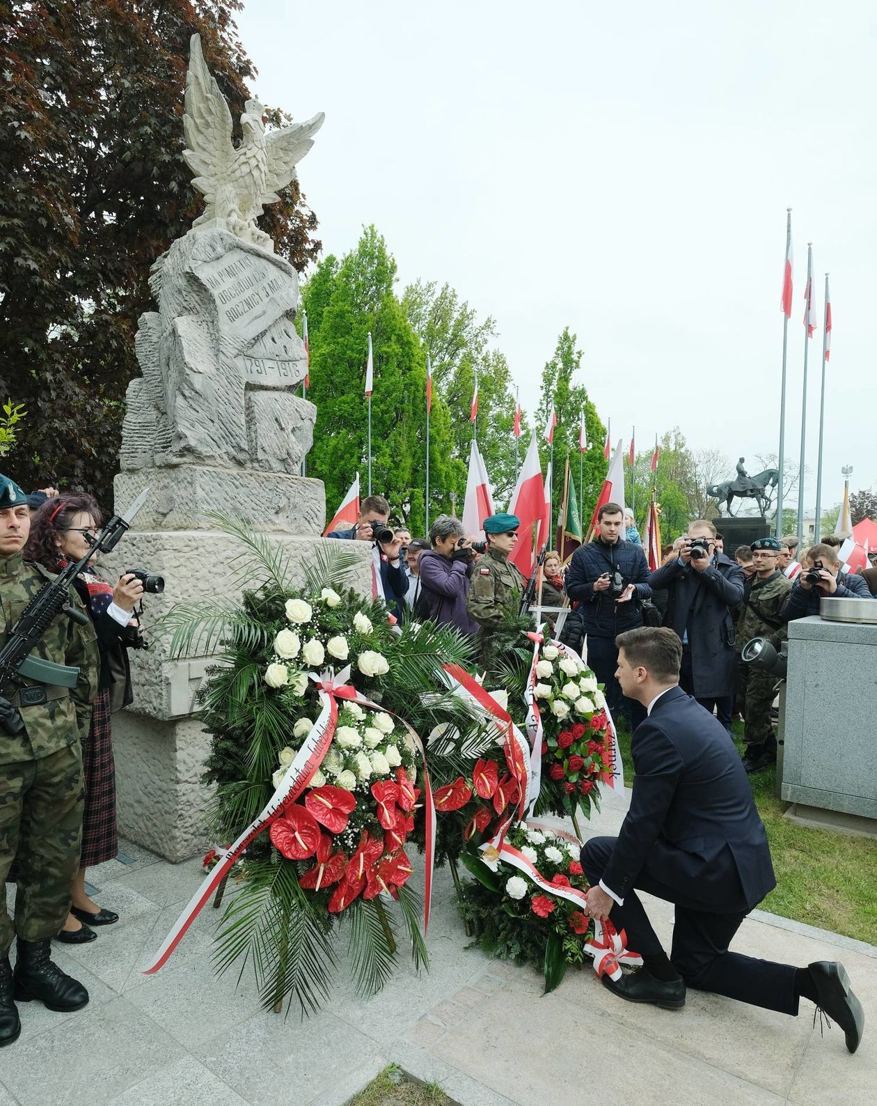  Uroczystości Święta Narodowego Trzeciego Maja w Lublinie (zdjęcie 1) - Autor: Maciej Kaczanowski