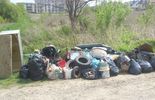 Zbieranie śmieci przy ul. Skowronkowej 34 (zdjęcie 5)
