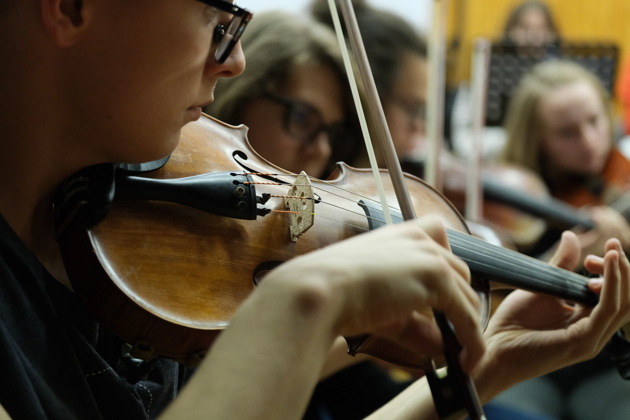  Młodzieżowa Orkiestra Symfoniczna Filharmonii Lubelskiej (zdjęcie 1) - Autor: Maciej Kaczanowski