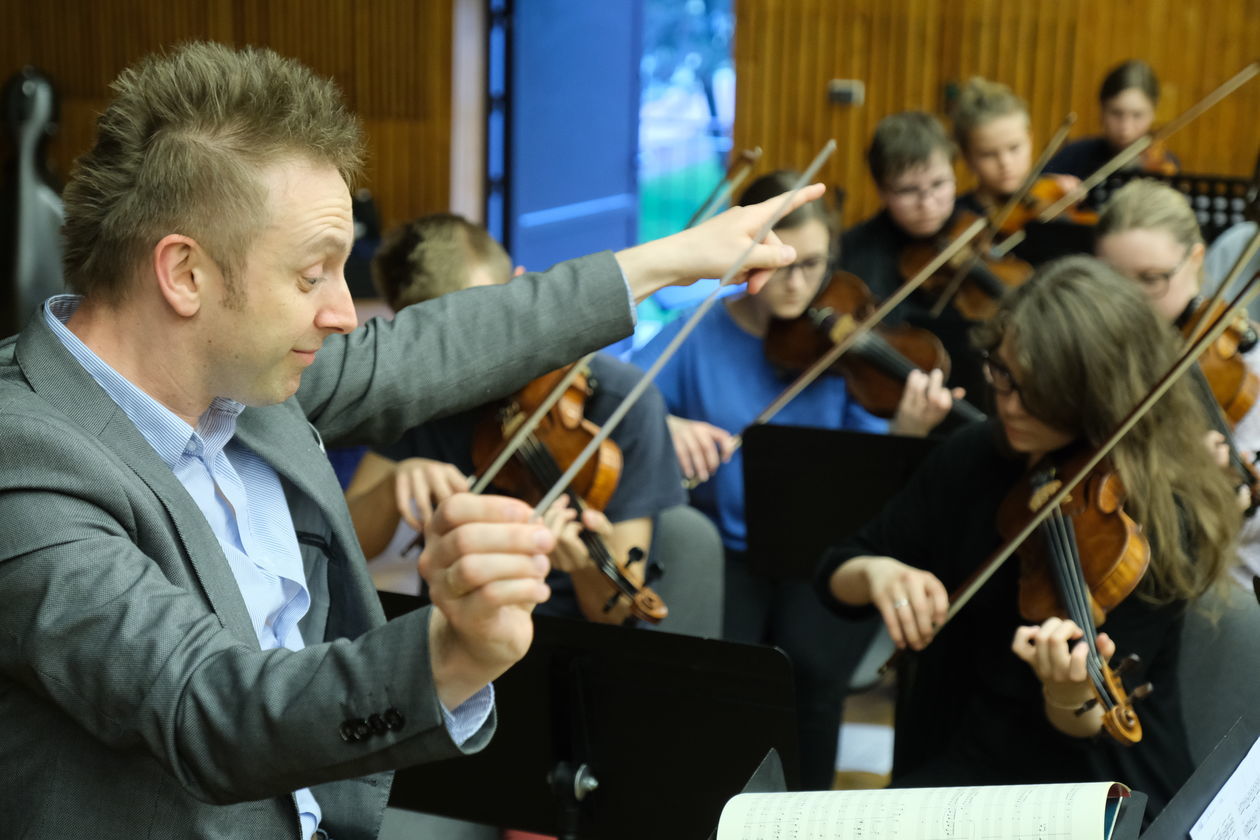  Młodzieżowa Orkiestra Symfoniczna Filharmonii Lubelskiej (zdjęcie 1) - Autor: Maciej Kaczanowski