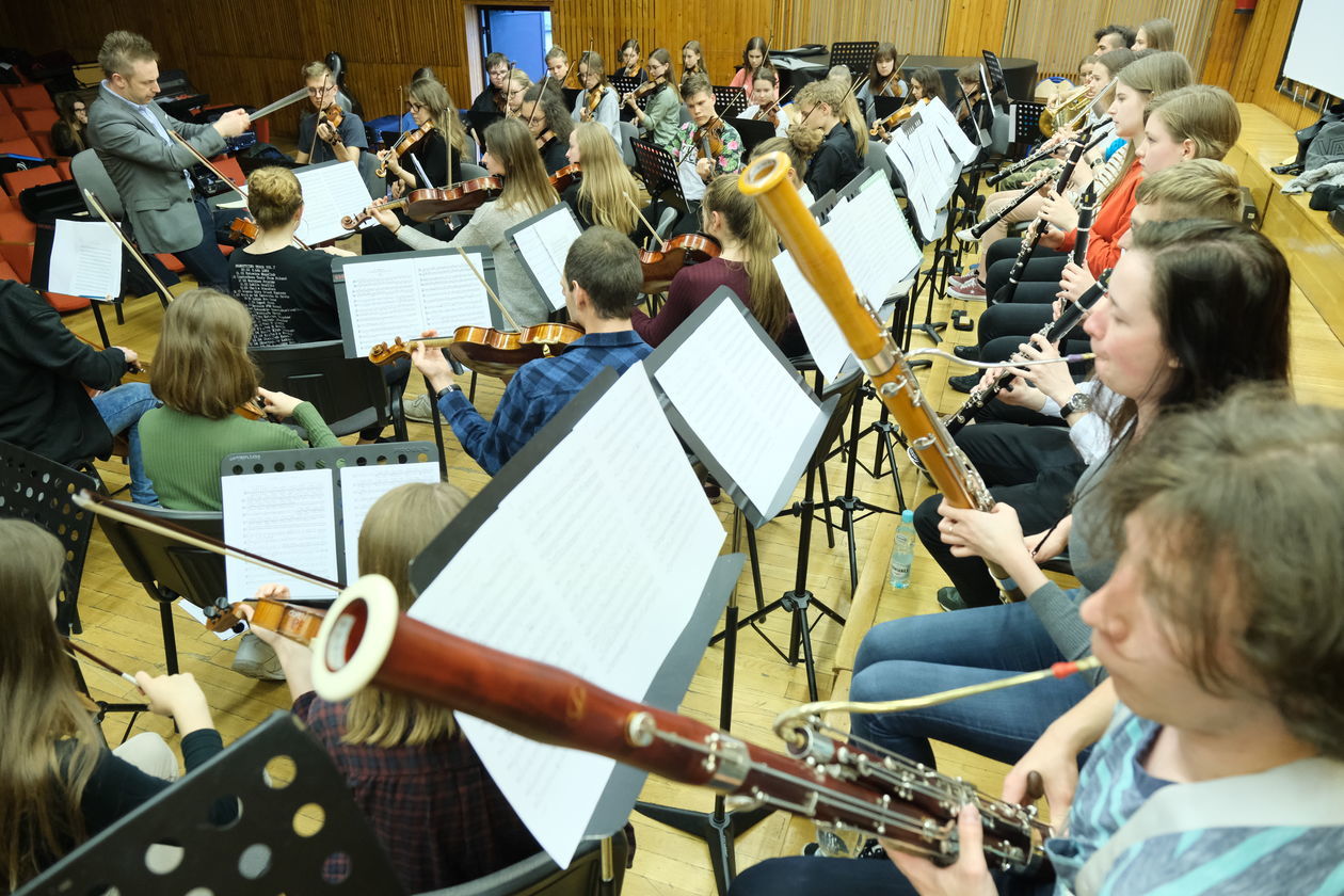  Młodzieżowa Orkiestra Symfoniczna Filharmonii Lubelskiej (zdjęcie 1) - Autor: Maciej Kaczanowski