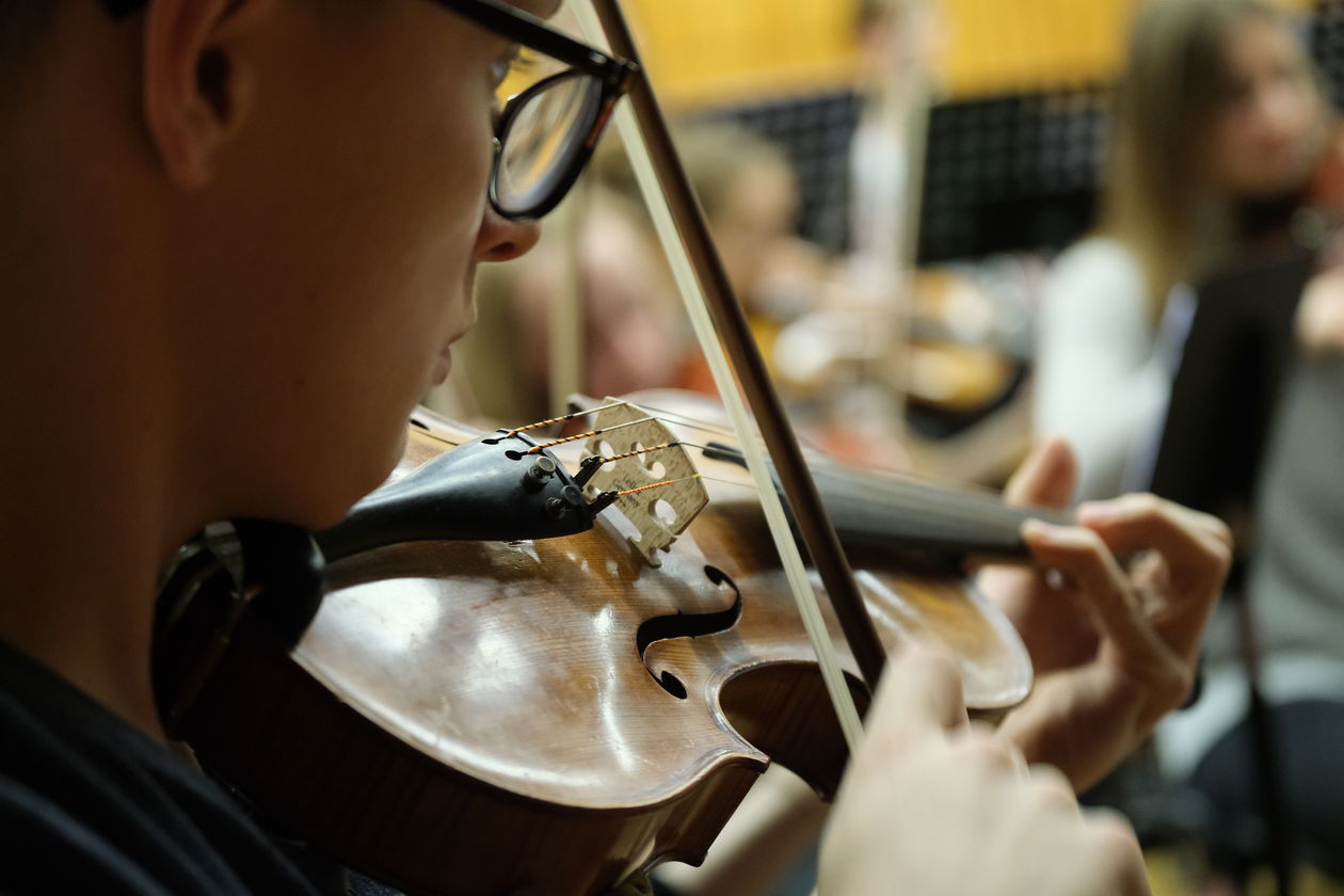  Młodzieżowa Orkiestra Symfoniczna Filharmonii Lubelskiej (zdjęcie 1) - Autor: Maciej Kaczanowski