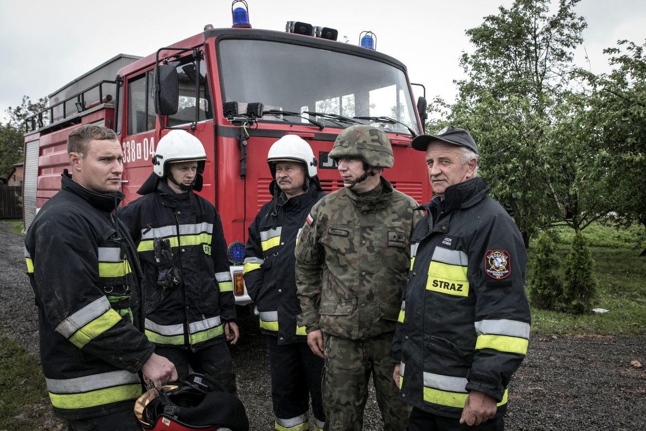  Terytorialsi pomagają po nawałnicy w gm. Wojciechów (zdjęcie 1) - Autor: 2 Lubelska Brygada Obrony Terytorialnej 