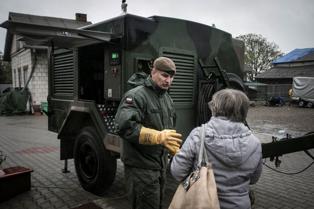  Terytorialsi pomagają po nawałnicy w gm. Wojciechów (zdjęcie 1) - Autor: 2 Lubelska Brygada Obrony Terytorialnej 