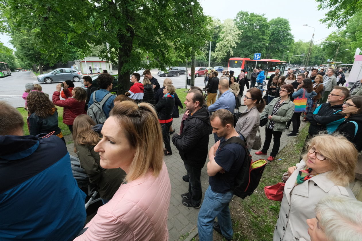  Protest przeciwko wycince drzew z Al. Racławickich w Lublinie (zdjęcie 11) - Autor: Maciej Kaczanowski
