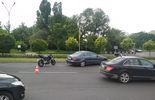 Wypadek na ul. Lubomelskiej w Lublinie. Zderzenie motocykla i auta (zdjęcie 4)