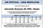 II Świdnik Air Festival - program, rozkład jazdy bezpłatnej linii autobusowej, mapki (zdjęcie 2)