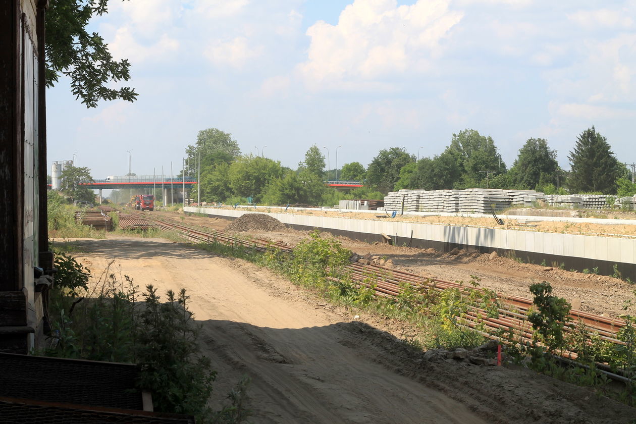  Trwa przebudowa LK nr 7 w Puławach (zdjęcie 1) - Autor: Radosław Szczęch