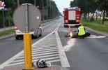 Radzyń Podlaski: Motocyklista uderzył w znak drogowy (zdjęcie 2)