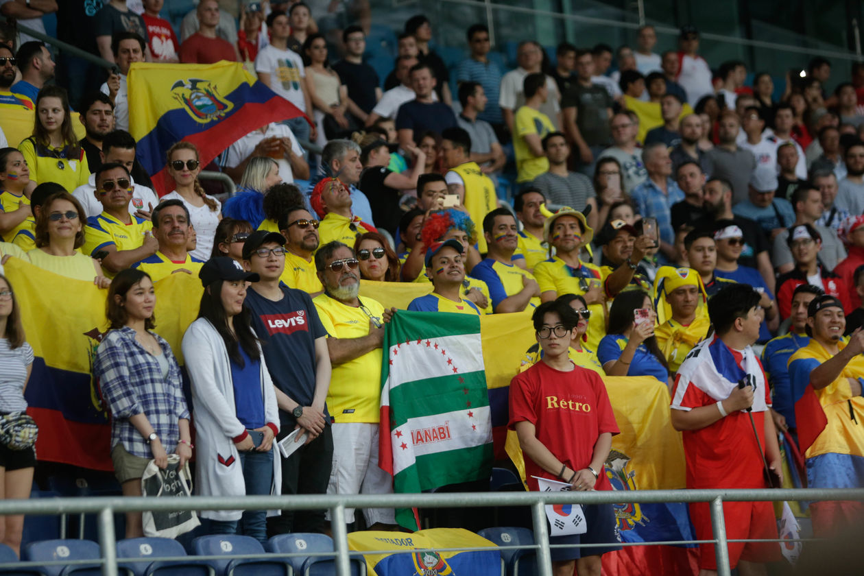  Kibice na meczu MŚ U-20: Korea Południowa - Ekwador (zdjęcie 1) - Autor: Wojciech Szubartowski