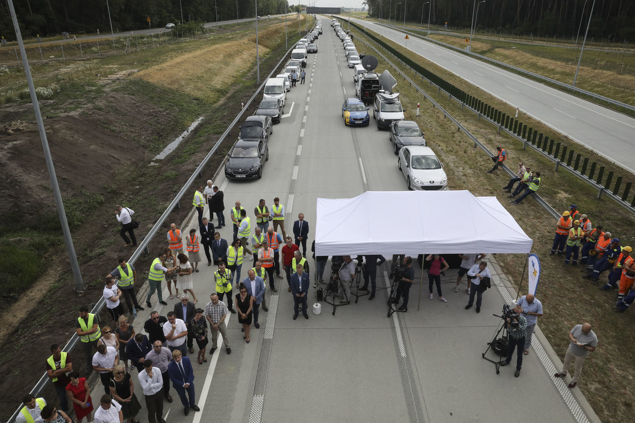  Otwarcie odcinka S17 Kurów Zachód - Skrudki (zdjęcie 1) - Autor: Jacek Szydłowski