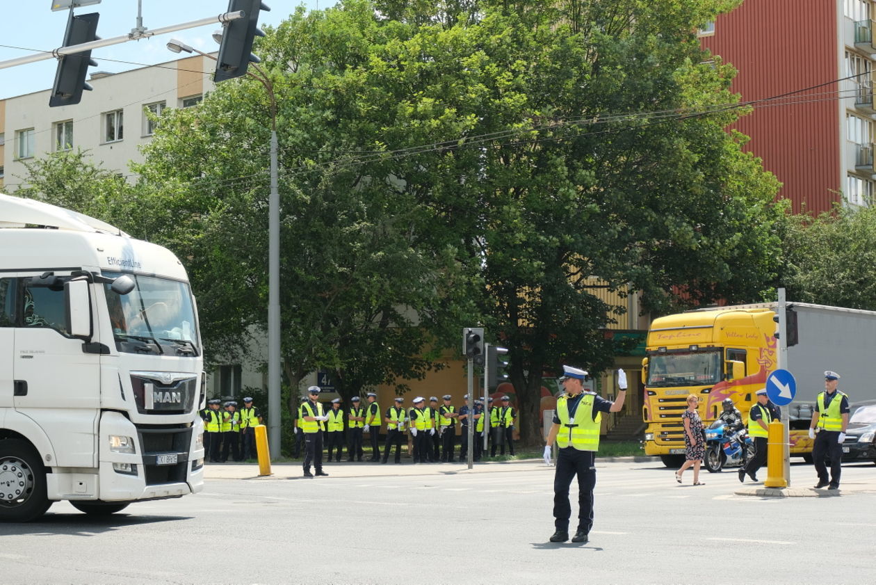  Eliminacje wojewódzkie ogólnopolskiego konkursu Policjant ruchu Drogowego roku 2019 (zdjęcie 1) - Autor: Maciej Kaczanowski