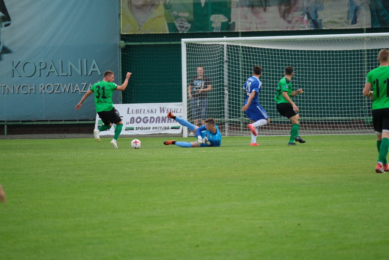  Sparing Górnika Łęczna z Pogonią Siedlce (zdjęcie 1) - Autor: Maciej Kaczanowski