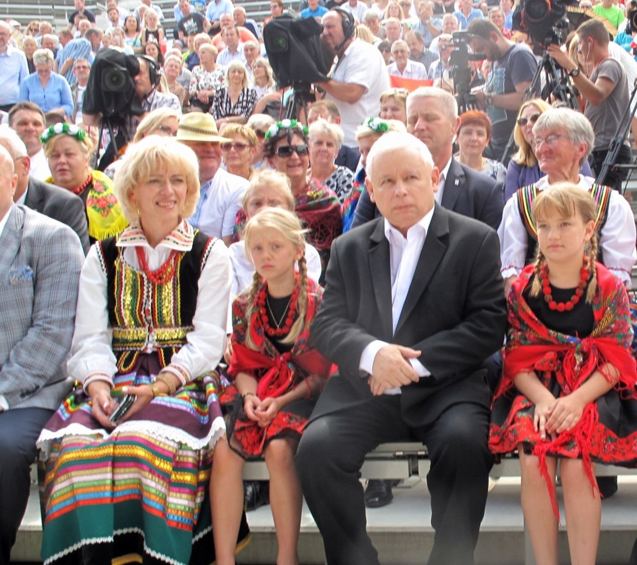  Jarosław Kaczyński na pikniku rodzinnym PiS w Chełmie (zdjęcie 1) - Autor: Wojciech Zakrzewski