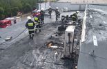 Pożar dachu sklepu w Krasnymstawie (zdjęcie 3)