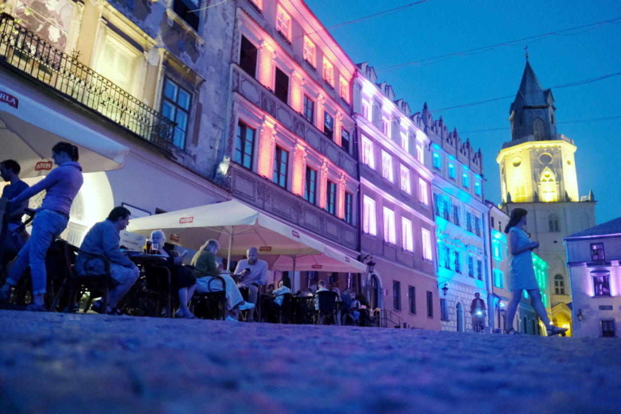  Carnaval Sztukmistrzów 2019: iluminacja Starego Miasta (zdjęcie 1) - Autor: Maciej Kaczanowski