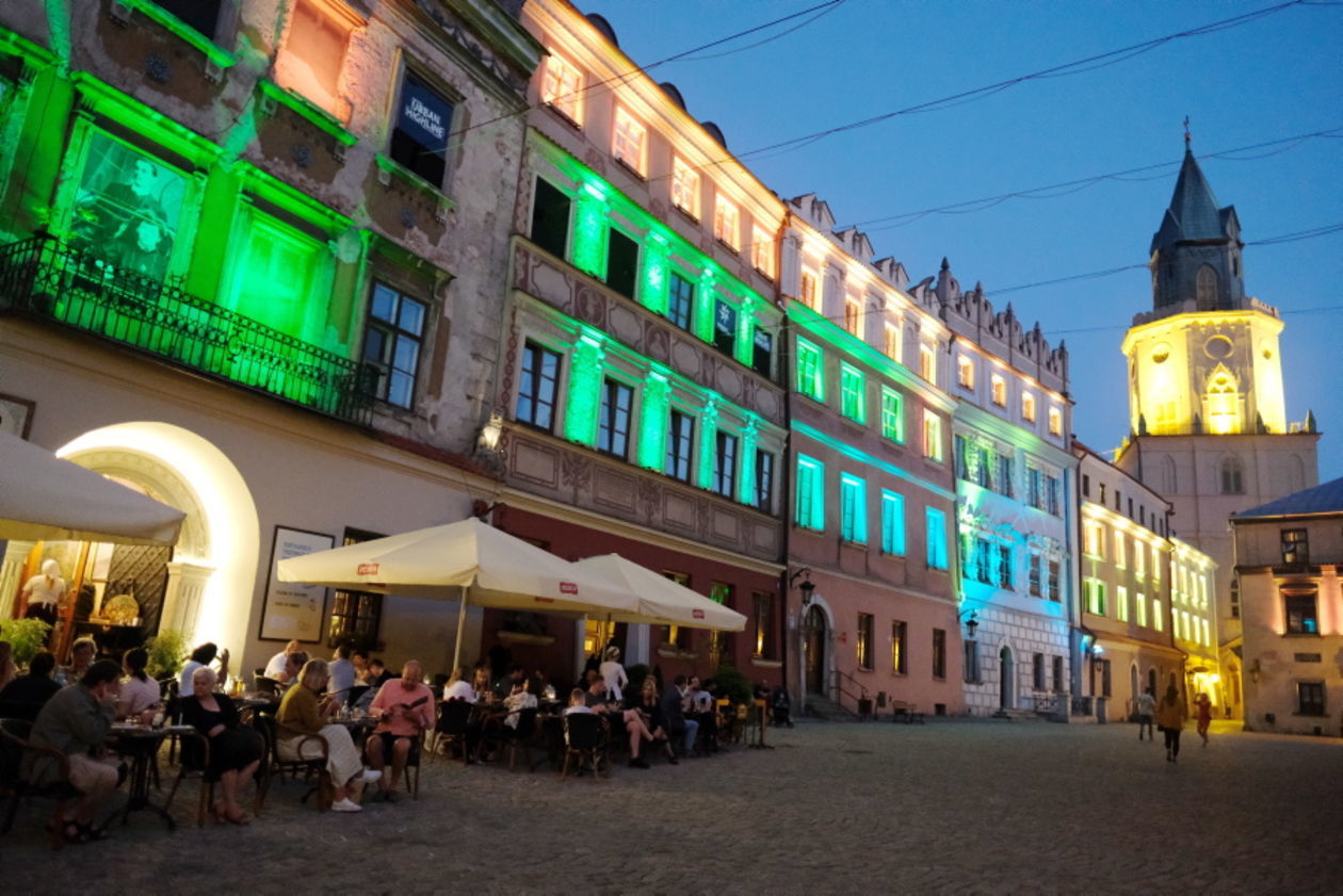  Carnaval Sztukmistrzów 2019: iluminacja Starego Miasta (zdjęcie 1) - Autor: Maciej Kaczanowski