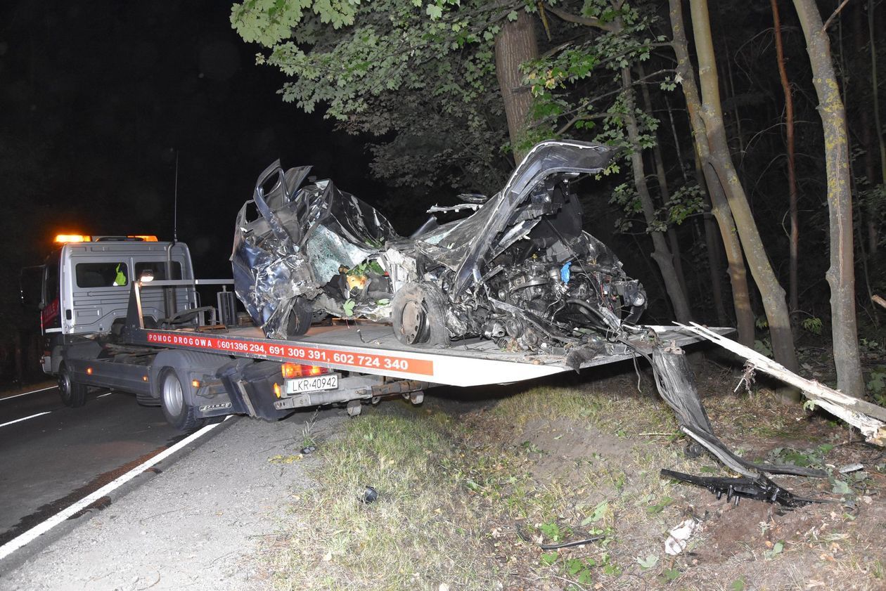  Śmiertelny wypadek w miejscowości Maziarka (zdjęcie 1) - Autor: OSP Gościeradów
