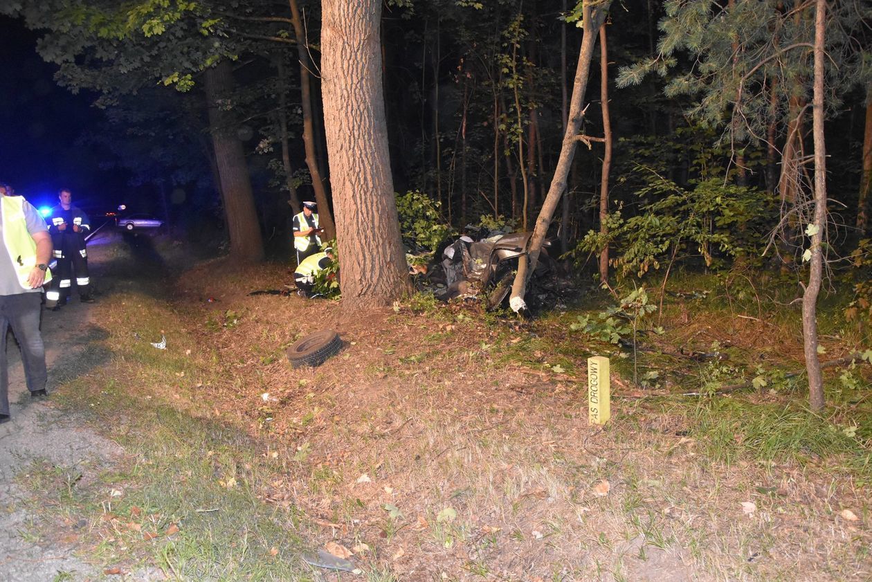  Śmiertelny wypadek w miejscowości Maziarka (zdjęcie 1) - Autor: OSP Gościeradów