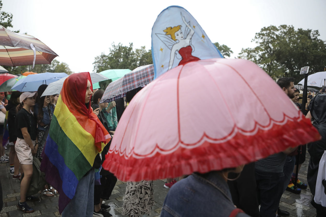  Lublin przeciw przemocy. Solidarnie z Białymstokiem (zdjęcie 1) - Autor: Jacek Szydłowski