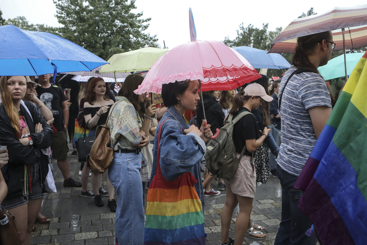  Lublin przeciw przemocy. Solidarnie z Białymstokiem (zdjęcie 1) - Autor: Jacek Szydłowski