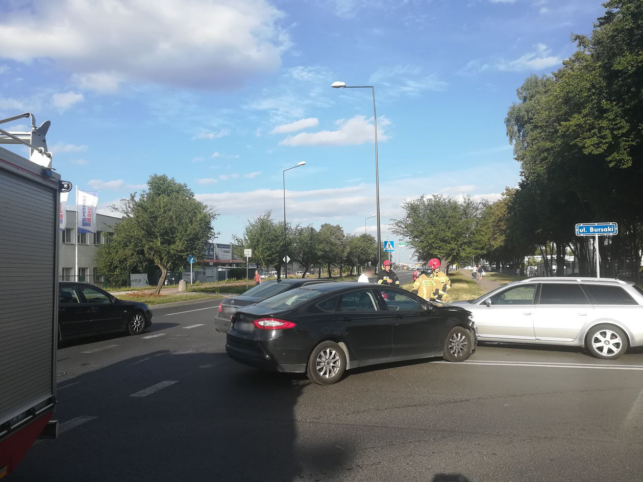  Wypadek na ul. Związkowej w Lublinie (zdjęcie 1) - Autor: Agnieszka Antoń-Jucha