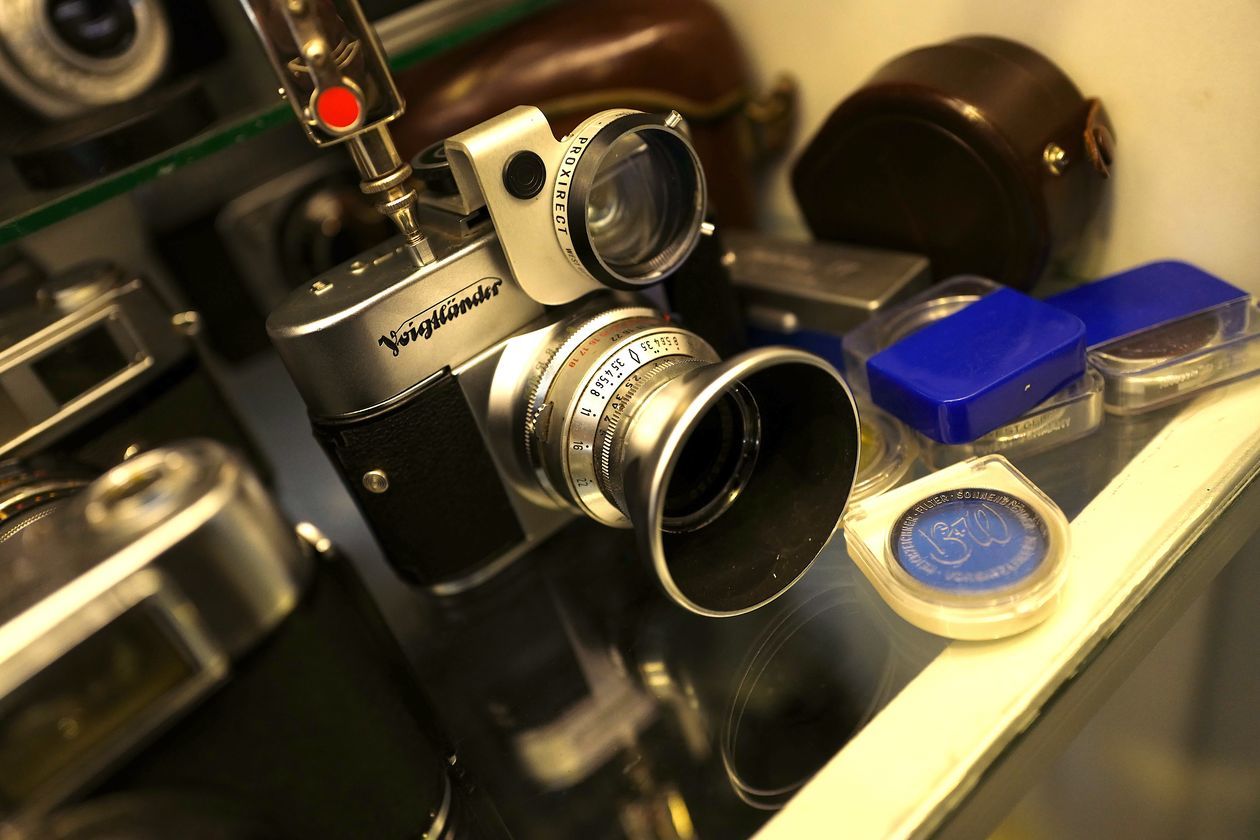  Muzeum fotografii, aparat Druch i mały polifon  (zdjęcie 1) - Autor: Małgorzata Sulisz