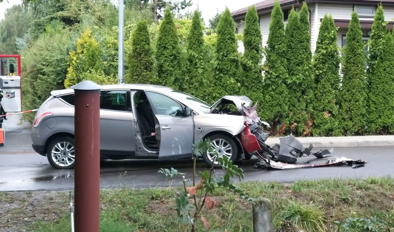 Wypadek w Konopnicy. Trzy osoby w szpitalu