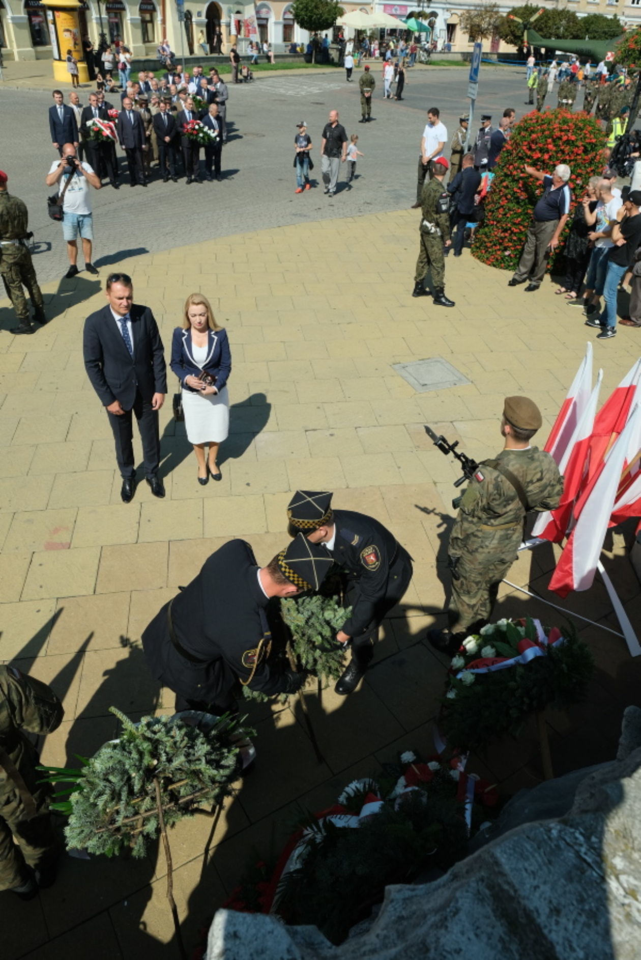  Uroczystości Święta Wojska Polskiego na placu Zamkowym w Lublinie (zdjęcie 1) - Autor: Maciej Kaczanowski