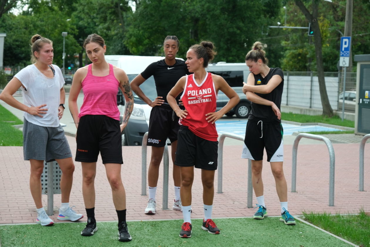  Trening koszykarek Pszczółka Polski Cukier AZS UMCS Lublin  (zdjęcie 1) - Autor: Maciej Kaczanowski