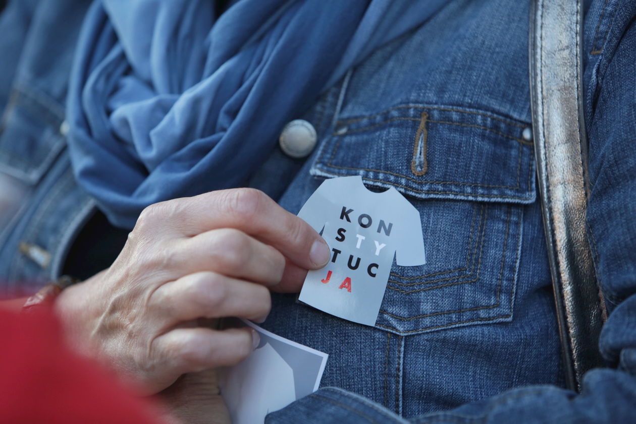  Demonstracja poparcia dla sędziów  (zdjęcie 1) - Autor: Krzysztof Mazur