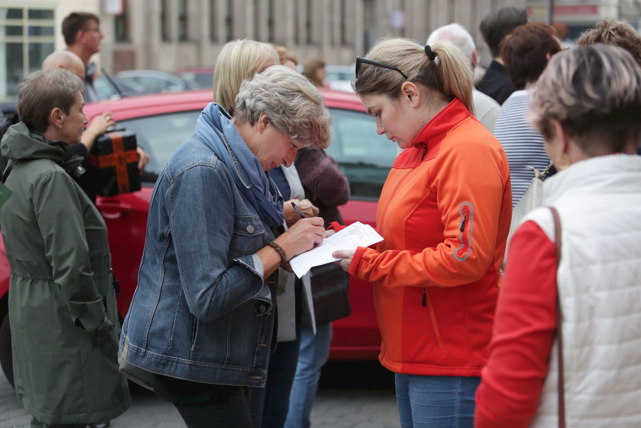  Demonstracja poparcia dla sędziów  (zdjęcie 1) - Autor: Krzysztof Mazur