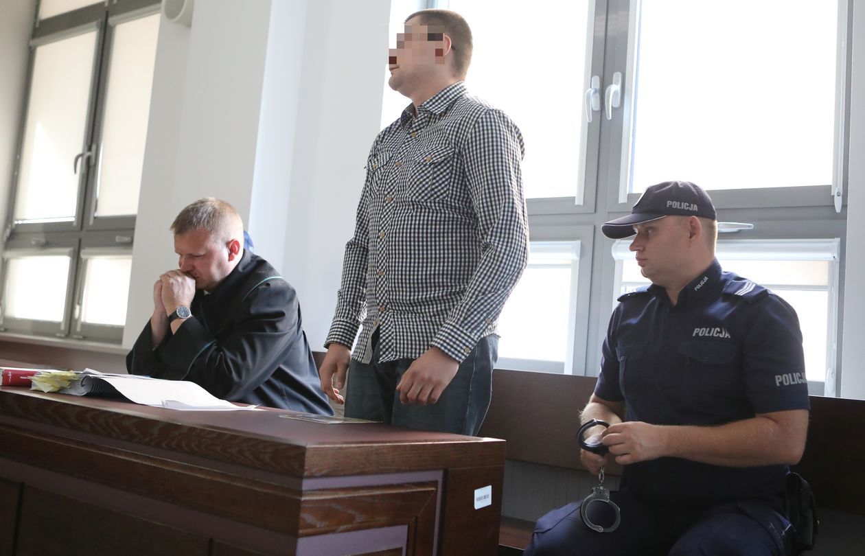  Proces Rafała S. - oskarżonego o brutalne zamordowanie żony  (zdjęcie 1) - Autor: Jacek Szydłowski