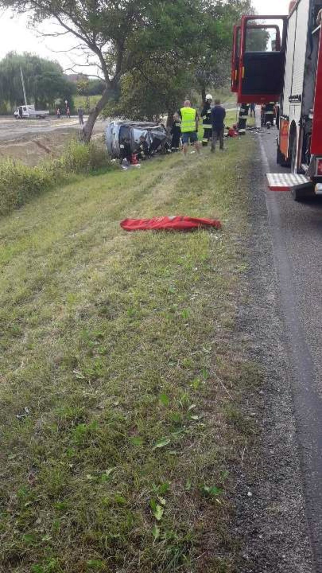  Wypadek na DK 19 w Borownicy (zdjęcie 1) - Autor: Czytelnik / Alarm 24